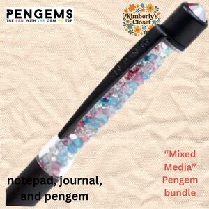 Pengems Limited Edition Set "Mixed Media" Rare w/ Journal + Pad